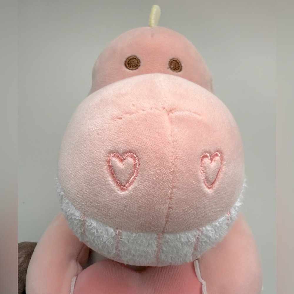10” Mini Family Valentine Series Heart Sitting Dinosaur Plush Toy - Picture 3 of 12